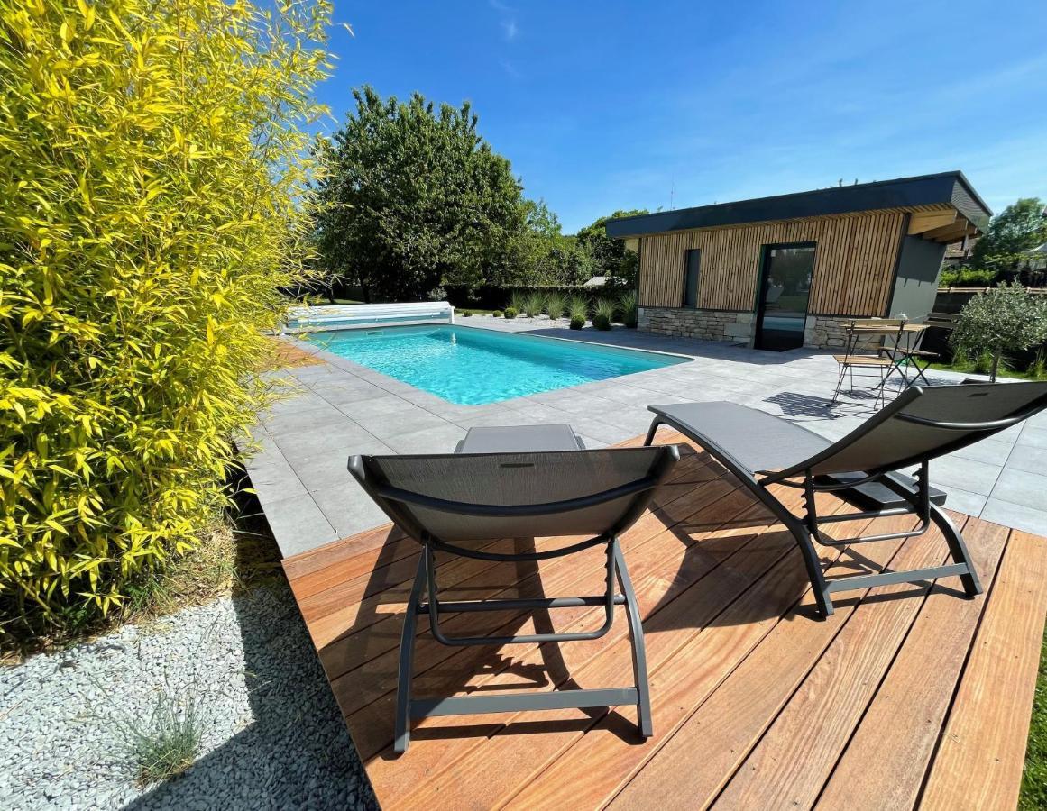 Sejour Detente - Appart'Hotel N 1 Avec Jaccuzi, Piscine Et Petit-Dejeuner Chouzelot Eksteriør billede